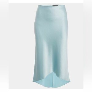 Alice + Olivia Light Blue High Low Skirt
